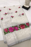 Blouse unstitched / White