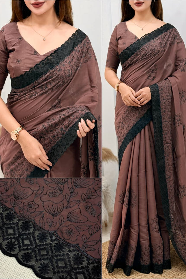 This isn't just a saree, it's a mood SS954