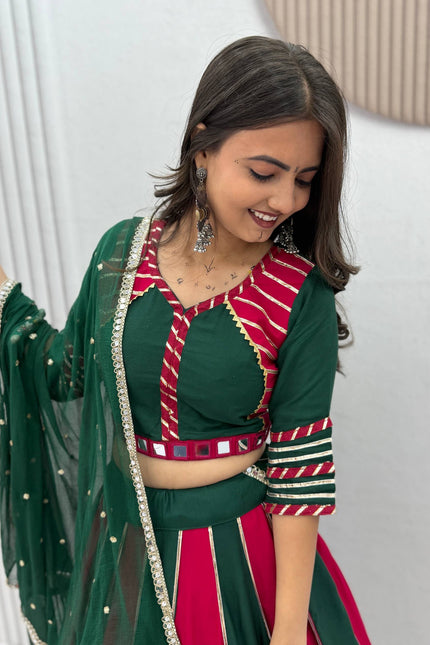 Pure Cotton Dandiya Special Lehanga SS7