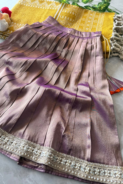 Kanjivaram Maggam Girls Dress SS955