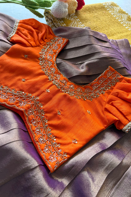 Kanjivaram Maggam Girls Dress SS955
