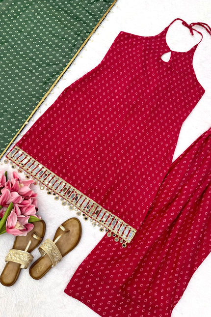 Designer Dandiya Farshi Set SS952