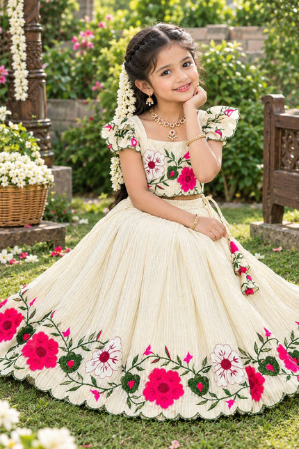 Floral Kids Lehenga Choli SS950