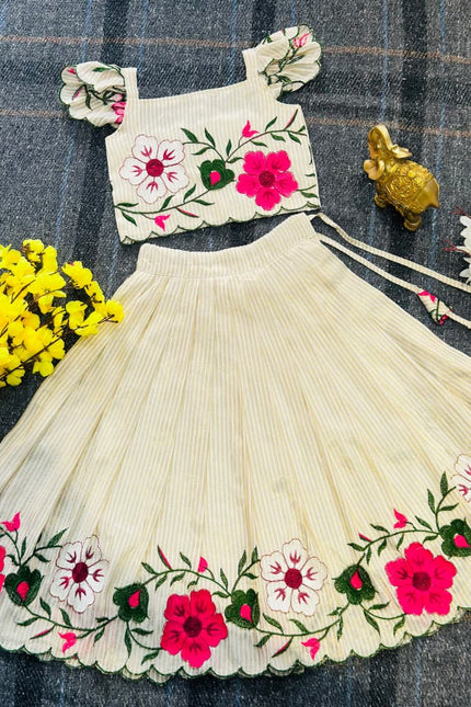 Floral Kids Lehenga Choli SS950