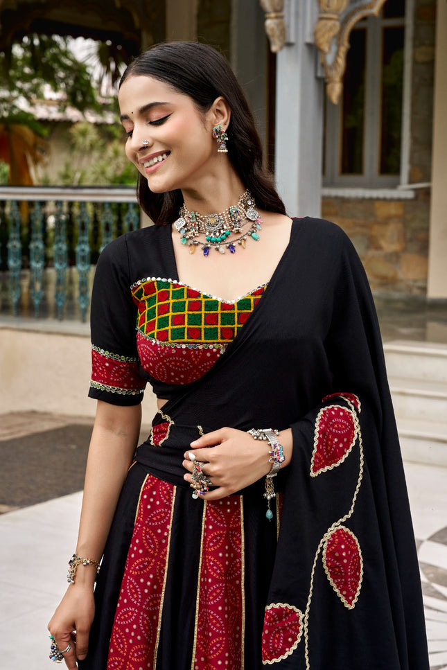 Lehenga is made for every Navratri twirl SS964