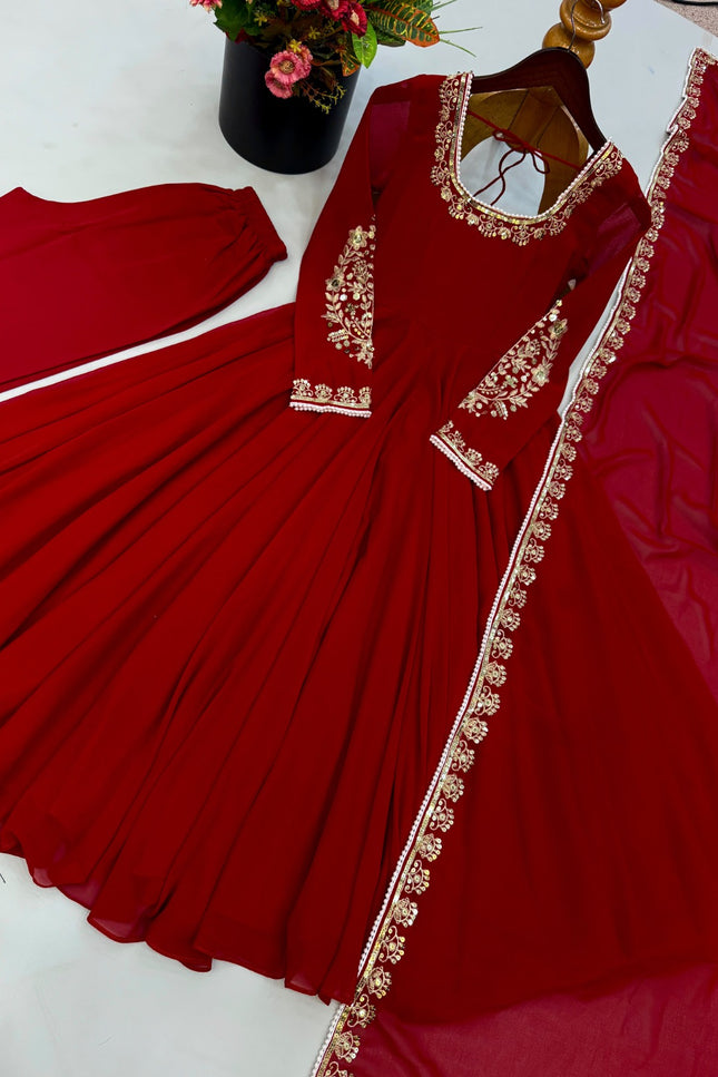 Fox Georgette Ethnic Wear SS973