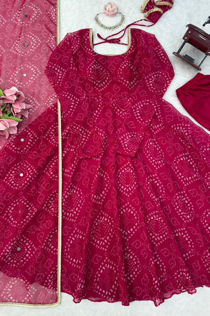 Step into effortless charm with anarkali set SS974.