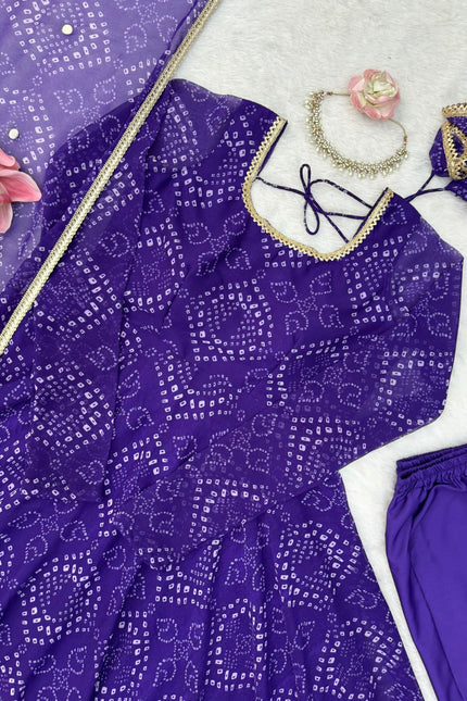 Step into effortless charm with anarkali set SS974.