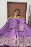 Blouse unstitched / lavender