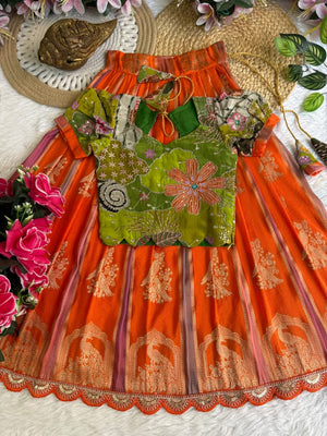 orange & green