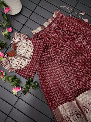Maroonish brown