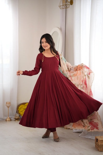Romansilk  Fully Flare Anarkali SS1008