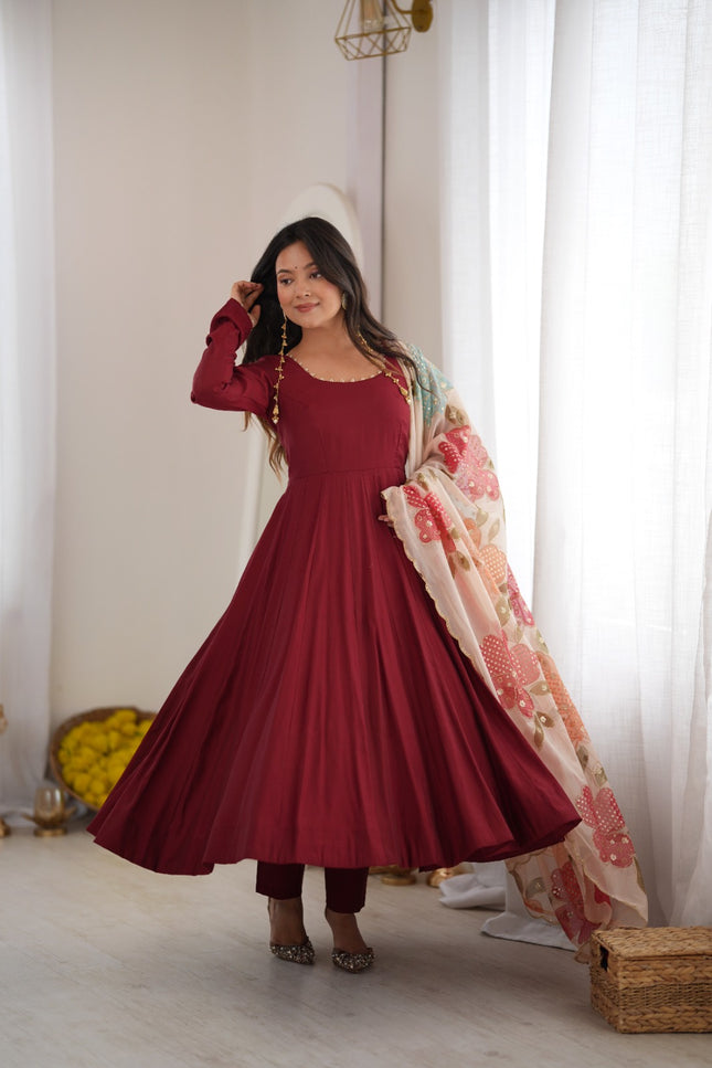 Romansilk  Fully Flare Anarkali SS1008