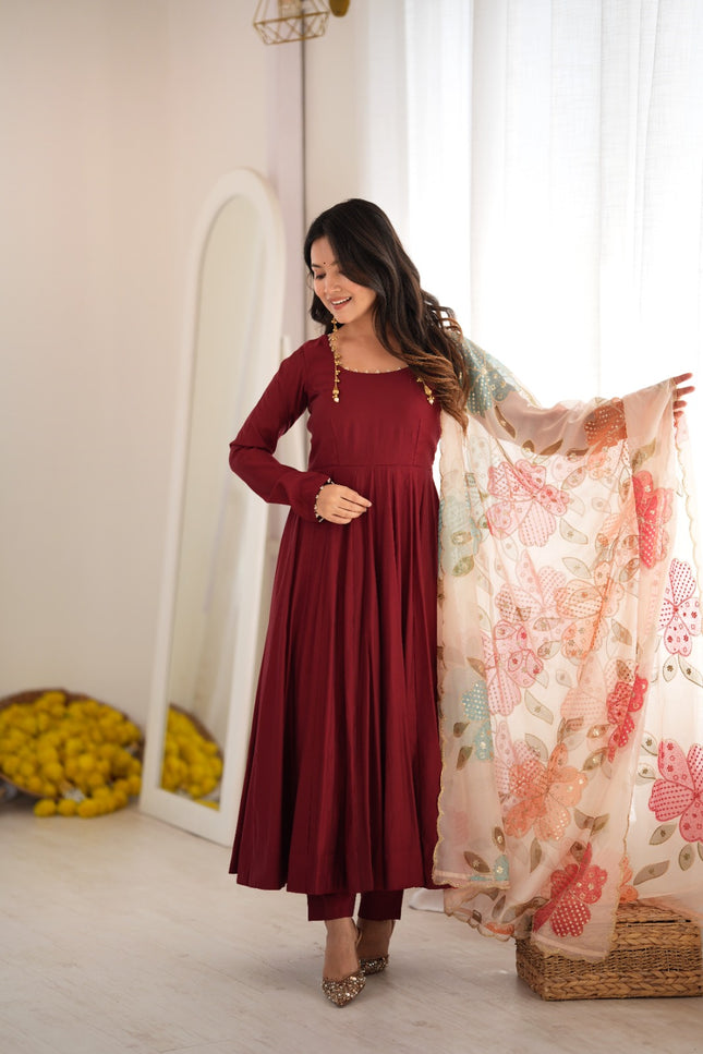 Romansilk  Fully Flare Anarkali SS1008