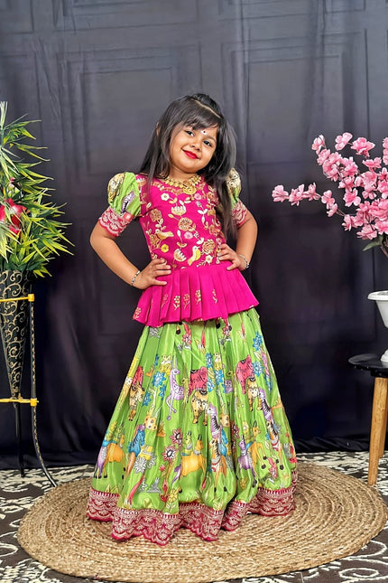 KIDS GIRLS TREDITIONAL OUTFIT SS557