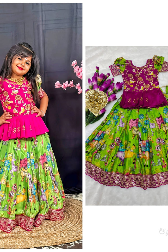 KIDS GIRLS TREDITIONAL OUTFIT SS557