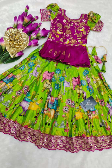 KIDS GIRLS TREDITIONAL OUTFIT SS557