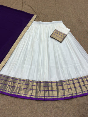 white & purple