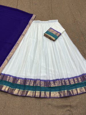 white & tealblue