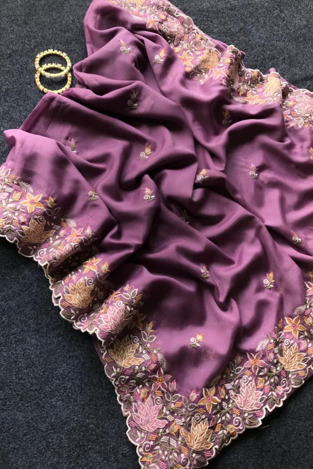 GEORGETTE TISSUE SILK SAREES  SS603