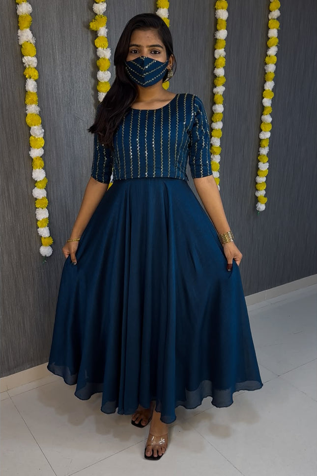 Beautiful Gown + Coat Style it in 3 Different Ways SS745