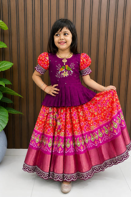 Kids Traditional Lehanga set SS782