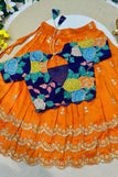 0-6M / orange & blue