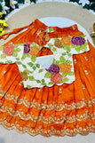 0-6M / orange & white