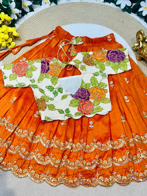 orange & white