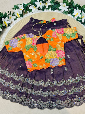 purple & orange