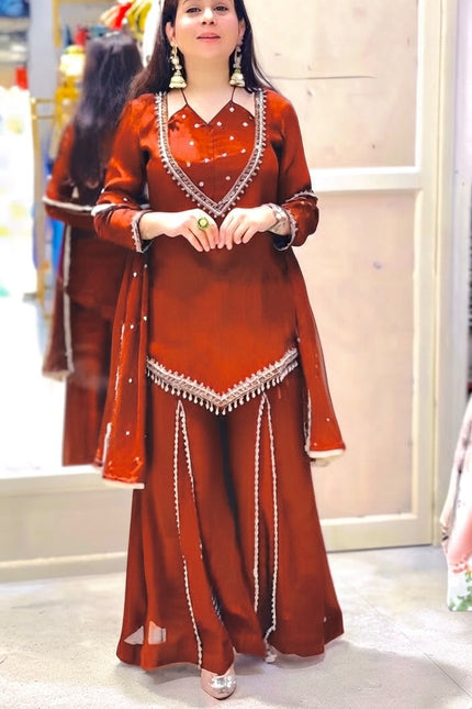 Beautiful Moti Work Women’s Ethnic Wea SS854