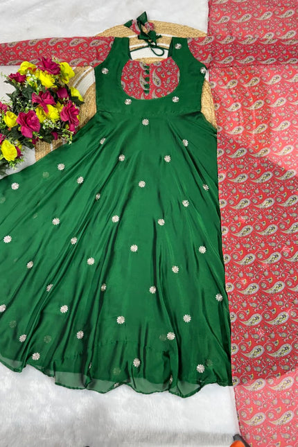 Beautiful Rangoli theme Long Frock SS851
