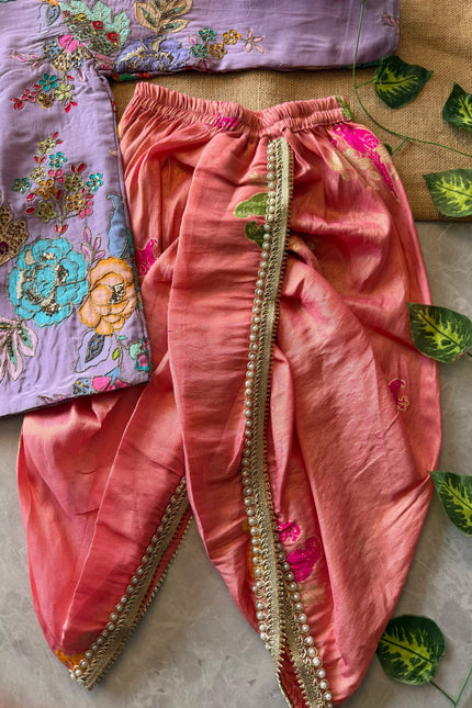 Viscose natural crepe Boys Kurthi Set SS897