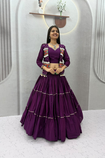 Pure cottan Navratri Special Lehenga choli SS908