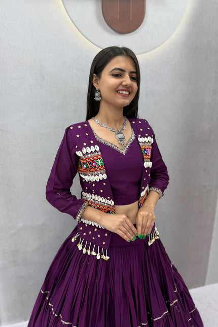 Pure cottan Navratri Special Lehenga choli SS908