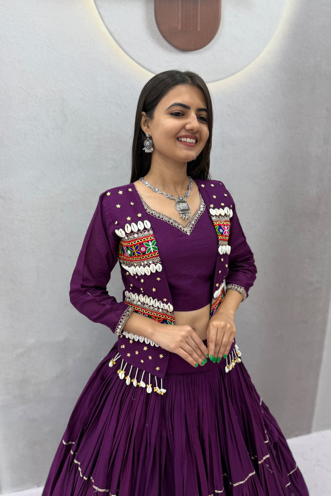 Pure cottan Navratri Special Lehenga choli SS908