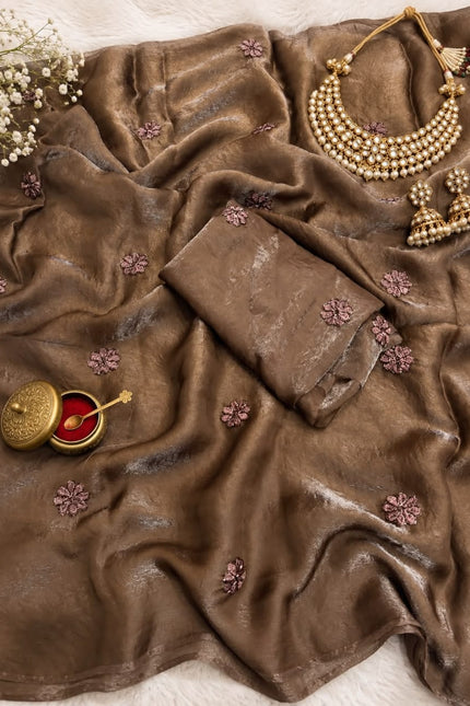 Viscose Soft Silk Party Wear Saree SS941