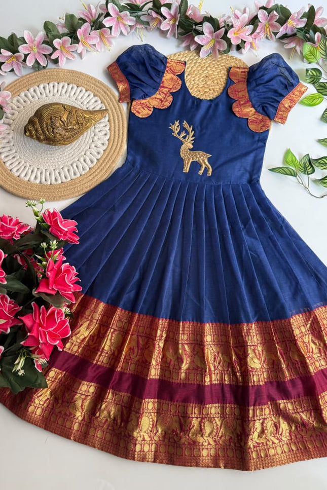 kids narayanpet frock SS537