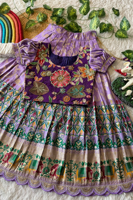 South style Elephant design kids dres SS971