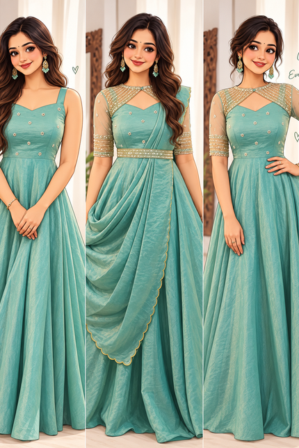 SS884 3 IN 1 ADUKT FROCK