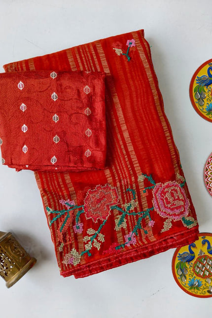 SS789 NEEDLE CONCEPT PETITE POINT SAREE