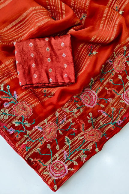 SS789 NEEDLE CONCEPT PETITE POINT SAREE
