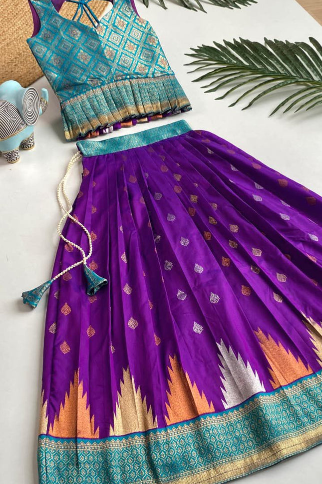 SS775  gadwal lehenga