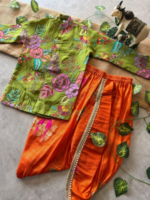 orange & green