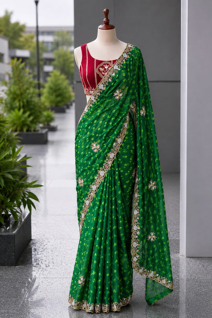 Fendy satin saree SS550